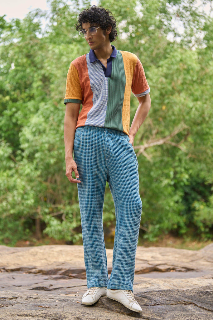 WASHED TEXTURED PANT - dash and dot dash and dot