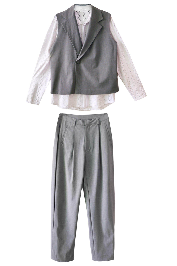 WAISTCOAT PANT SET - dash and dot dash and dot