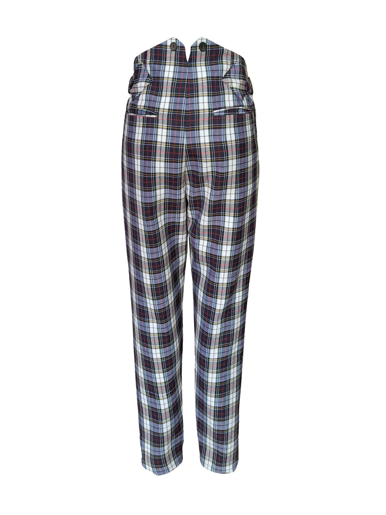 CHECKED VICTORIAN BUCKLE PANT - dash and dot dash and dot