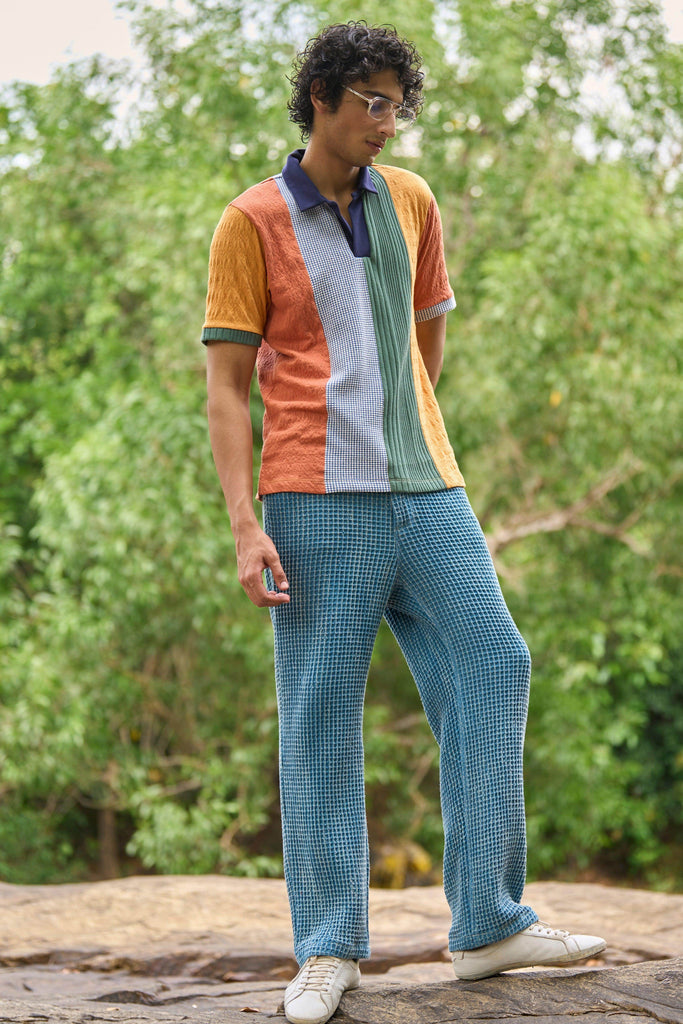 WASHED TEXTURED PANT - dash and dot dash and dot