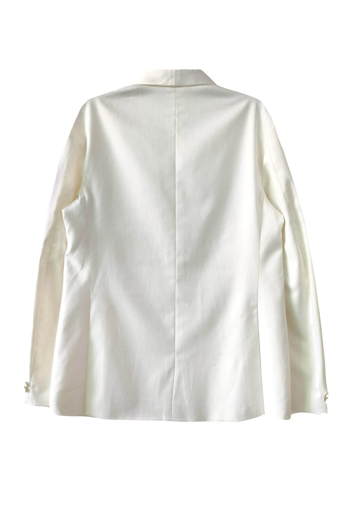 WHITE TUX - dash and dot dash and dot