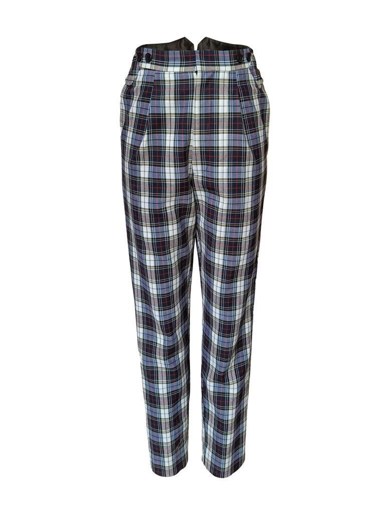 CHECKED VICTORIAN BUCKLE PANT - dash and dot dash and dot