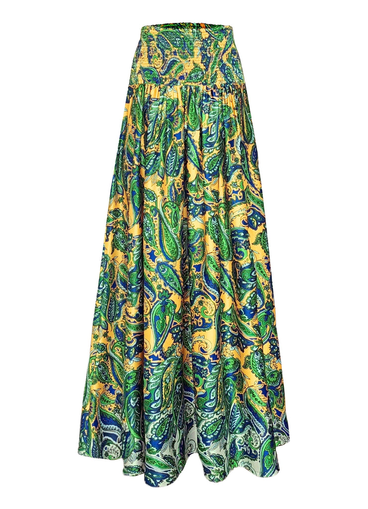 FIT & FLAIR PAISLEY SKIRT - dash and dot dash and dot