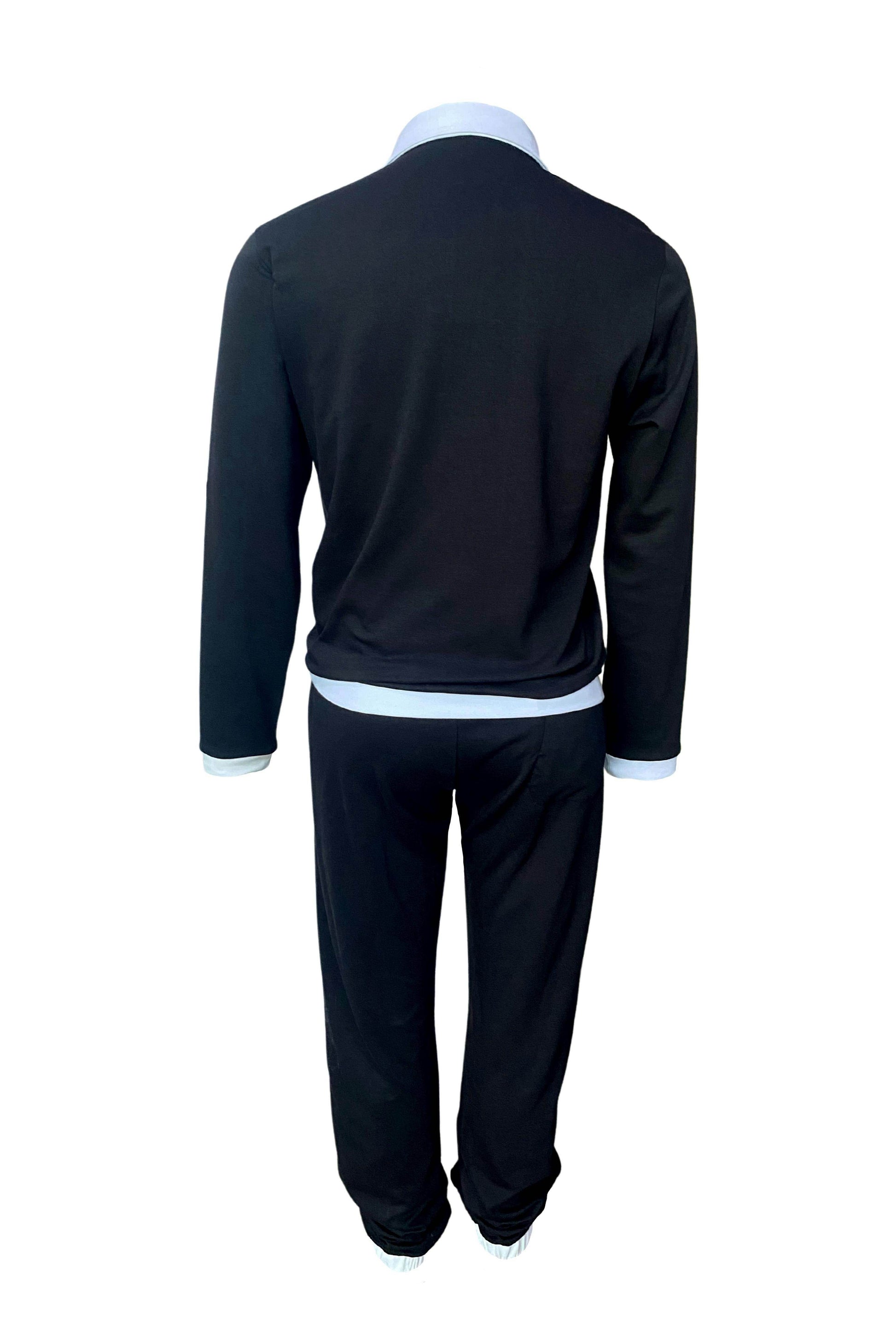BLACK WHITE JOGGER - dash and dot