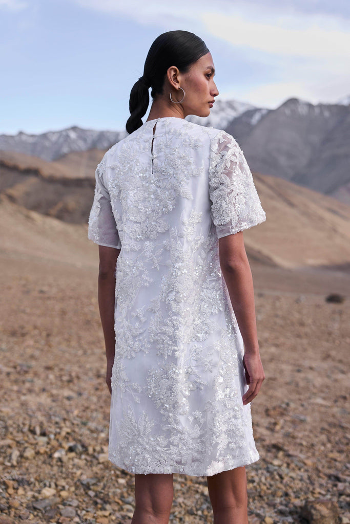 SEQUIN AND BEAD EMBROIDERED MINI - dash and dot dash and dot