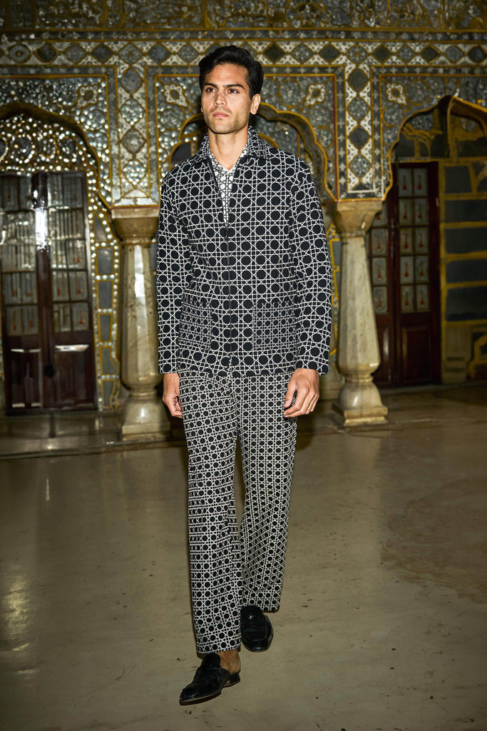 RATTAN EMBROIDERED JACKET AND PANT - dash and dot dash and dot