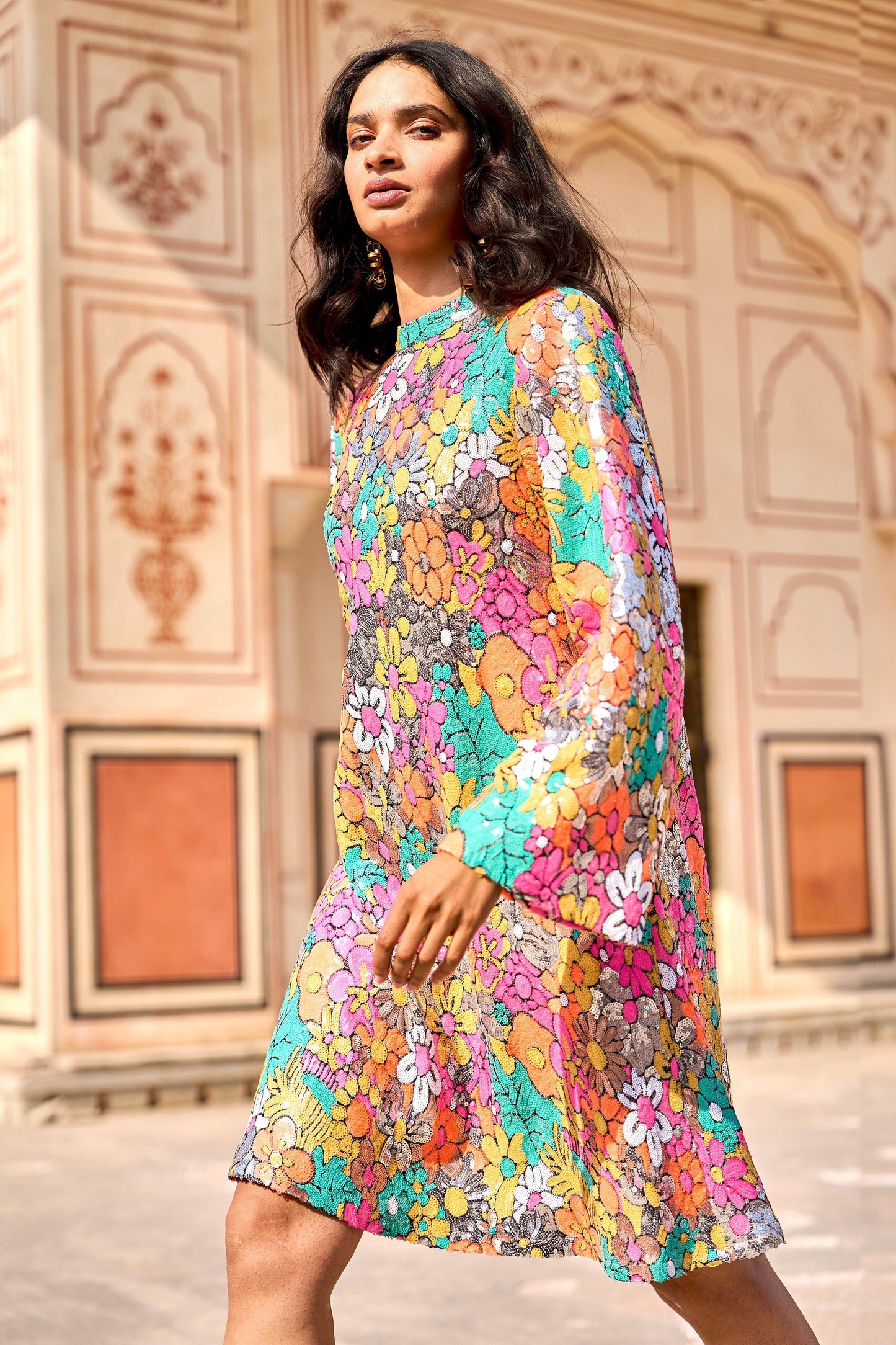 SEQUIN FLORAL MINI - dash and dot