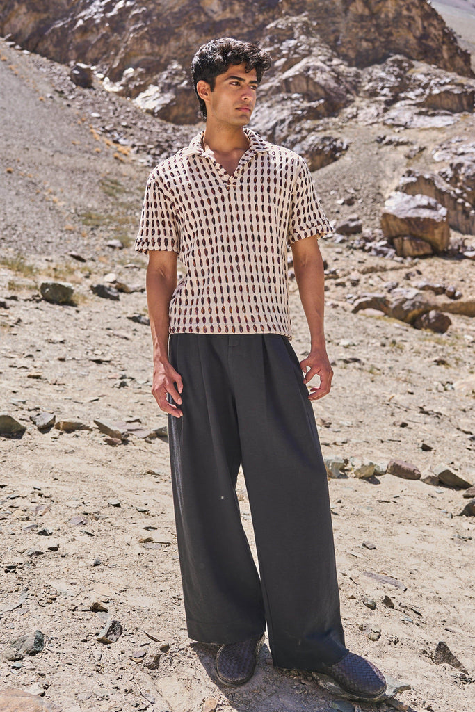 JACQUARD POLO - dash and dot dash and dot