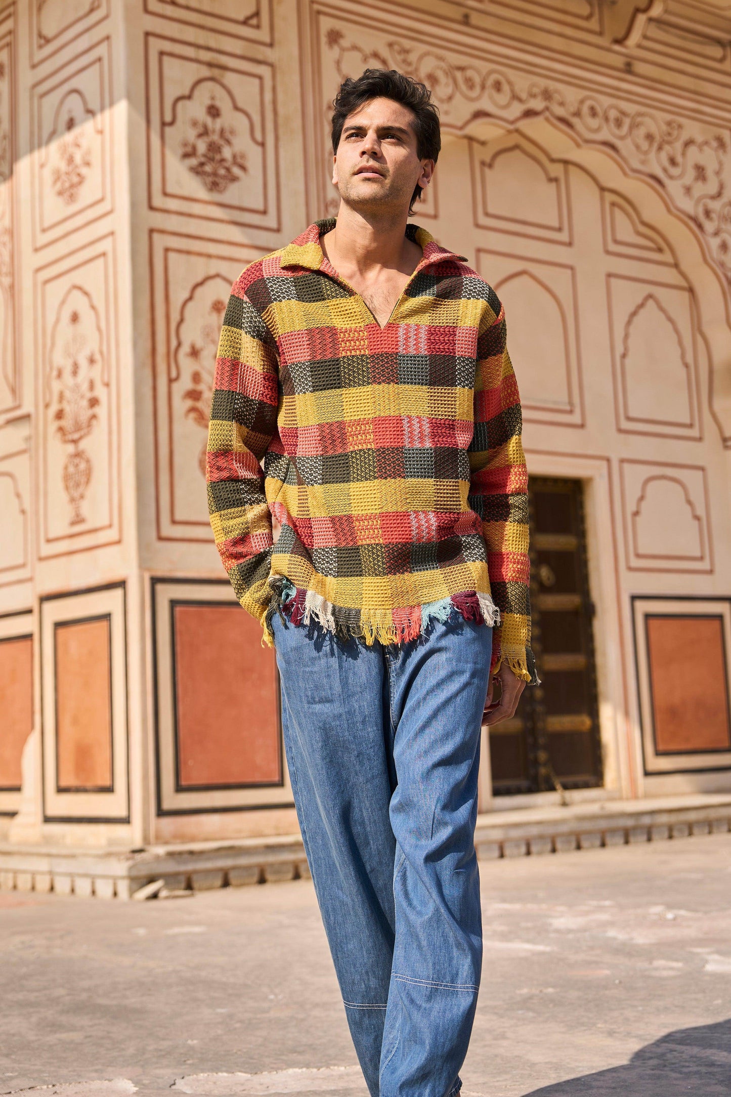 CHECK POPOVER SHIRT - dash and dot