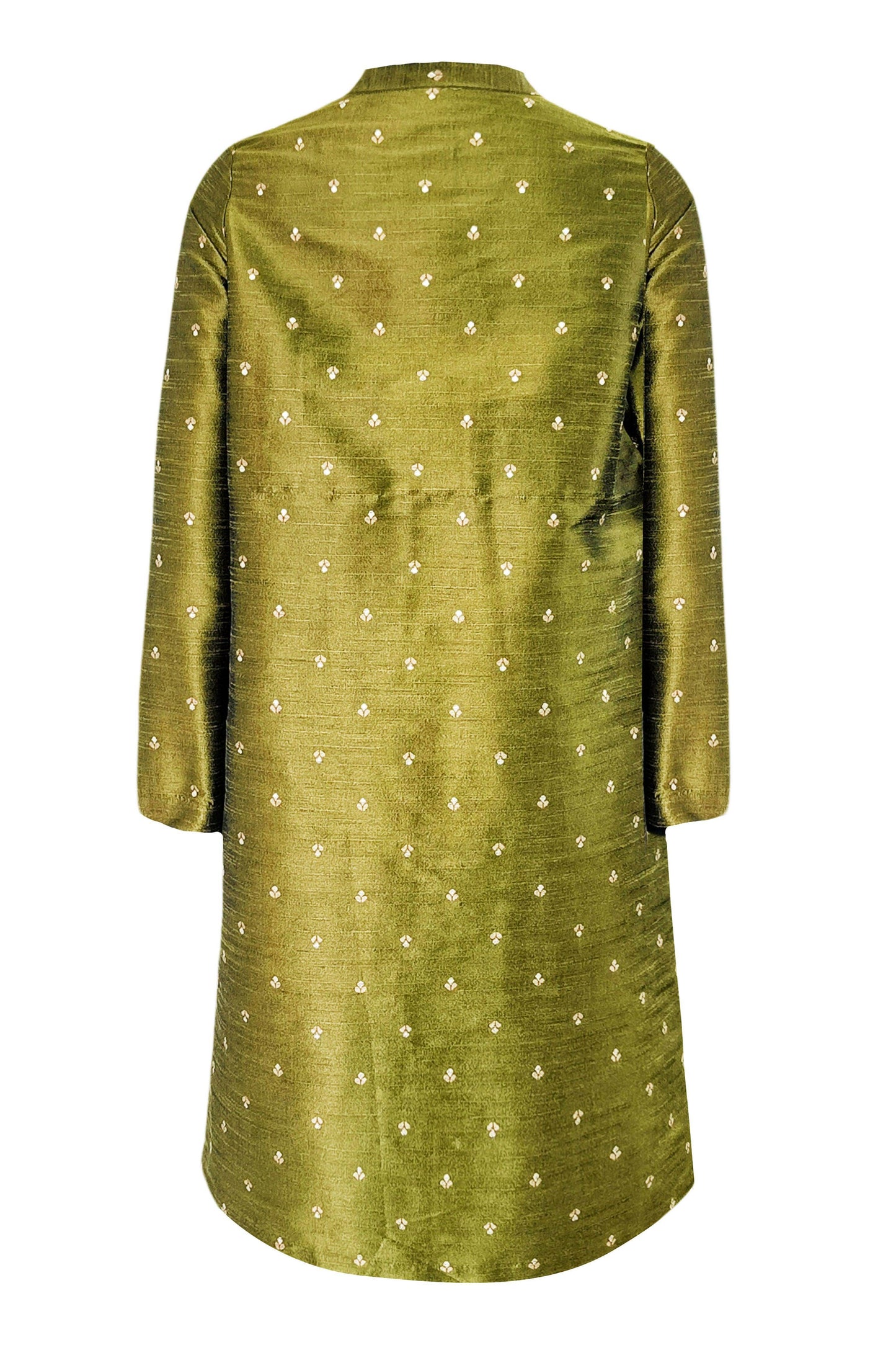 MOTIF LONGLINE BROCADE TOP - dash and dot