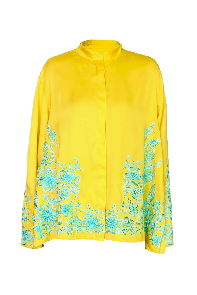 PLACEMENT EMBROIDERED TOP - dash and dot dash and dot