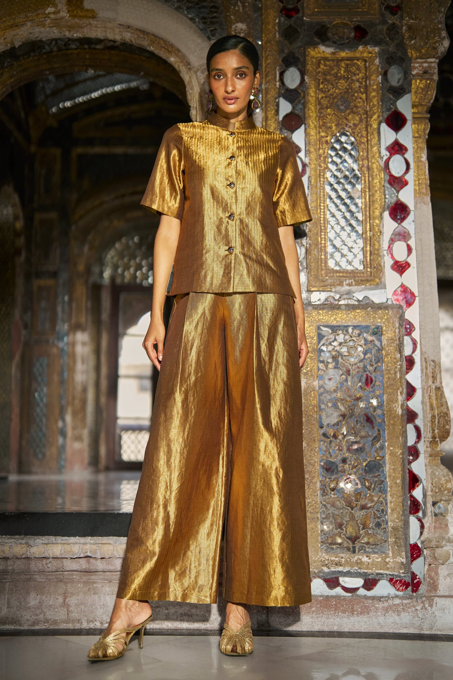 BENARES BROCADE PANT SET