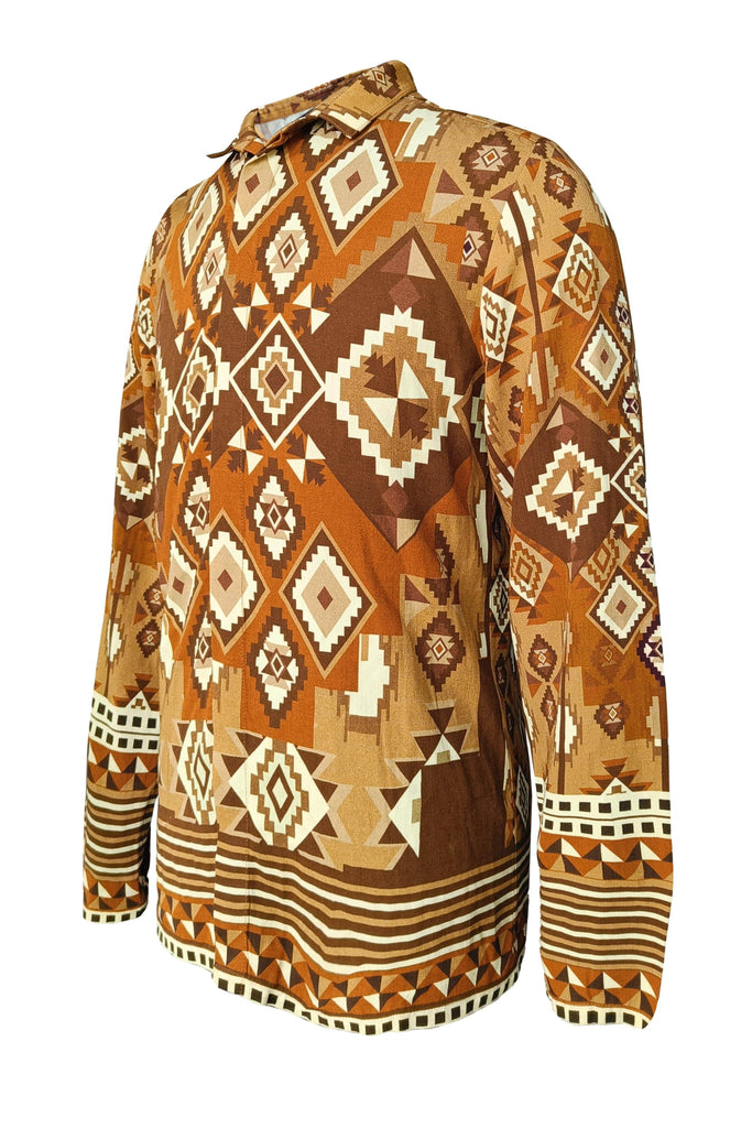 AZTEC PRINT SHIRT - dash and dot dash and dot