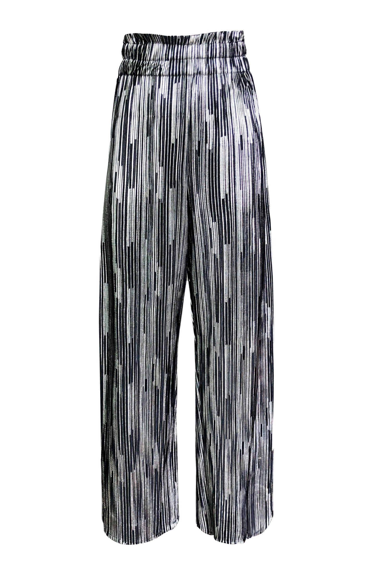 FOIL PLEATED PANT - dash and dot