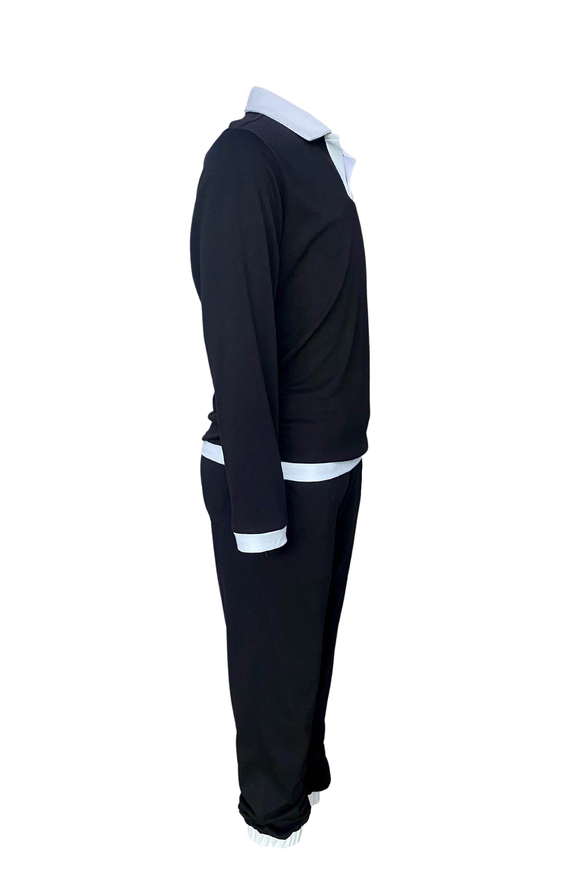 BLACK WHITE JOGGER - dash and dot