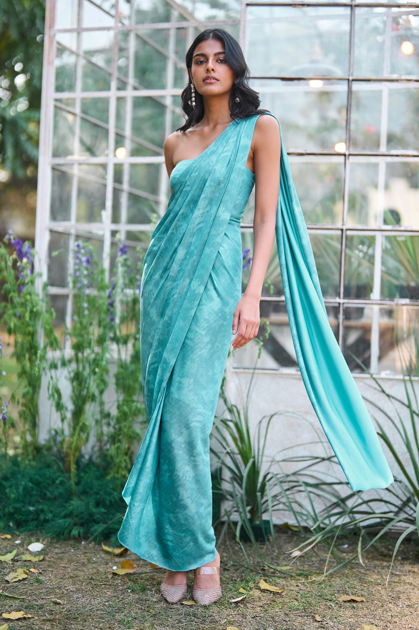SARI DRAPE GOWN