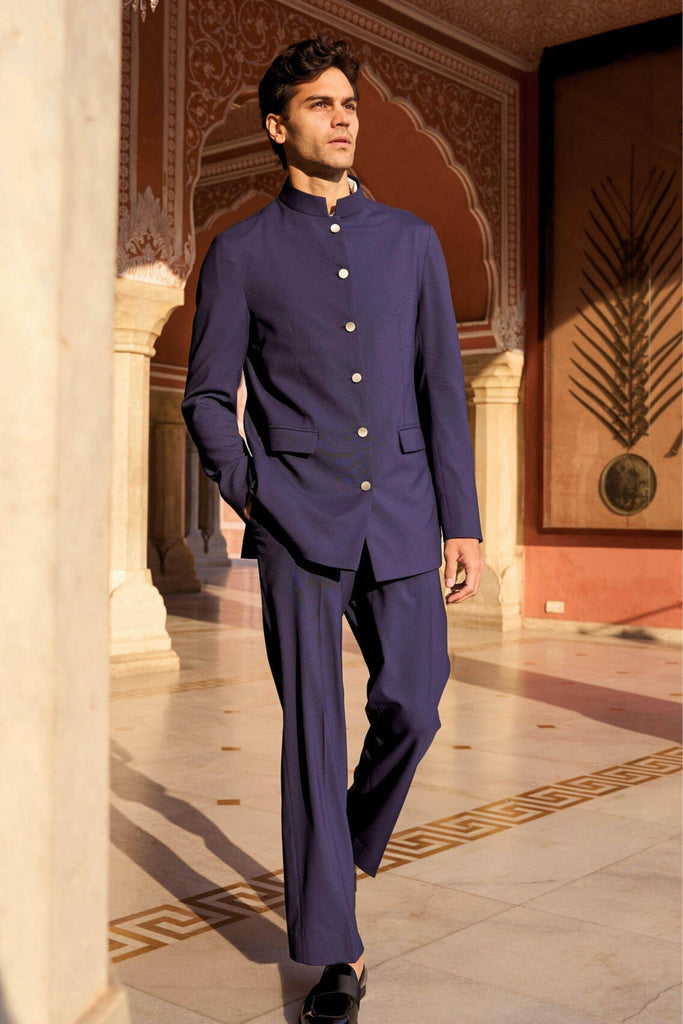 DRAPED PANEL SUIT - dash and dot dash and dot