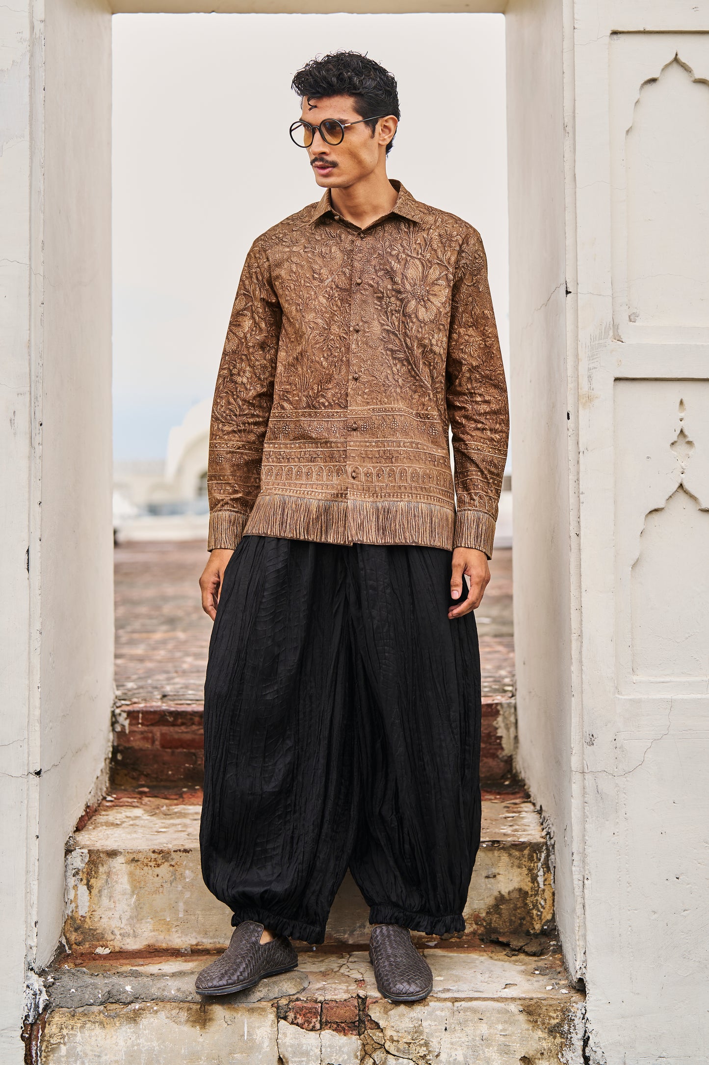 CRUSHED CRINKLED PANT