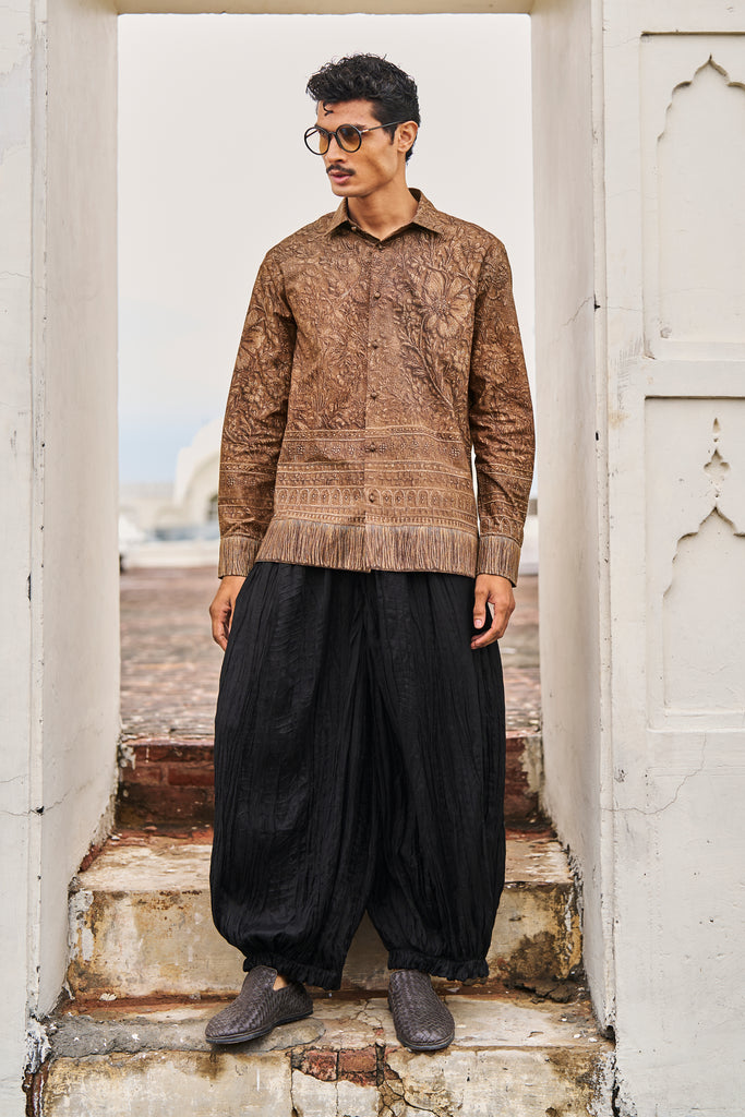 CRUSHED CRINKLED PANT dash and dot