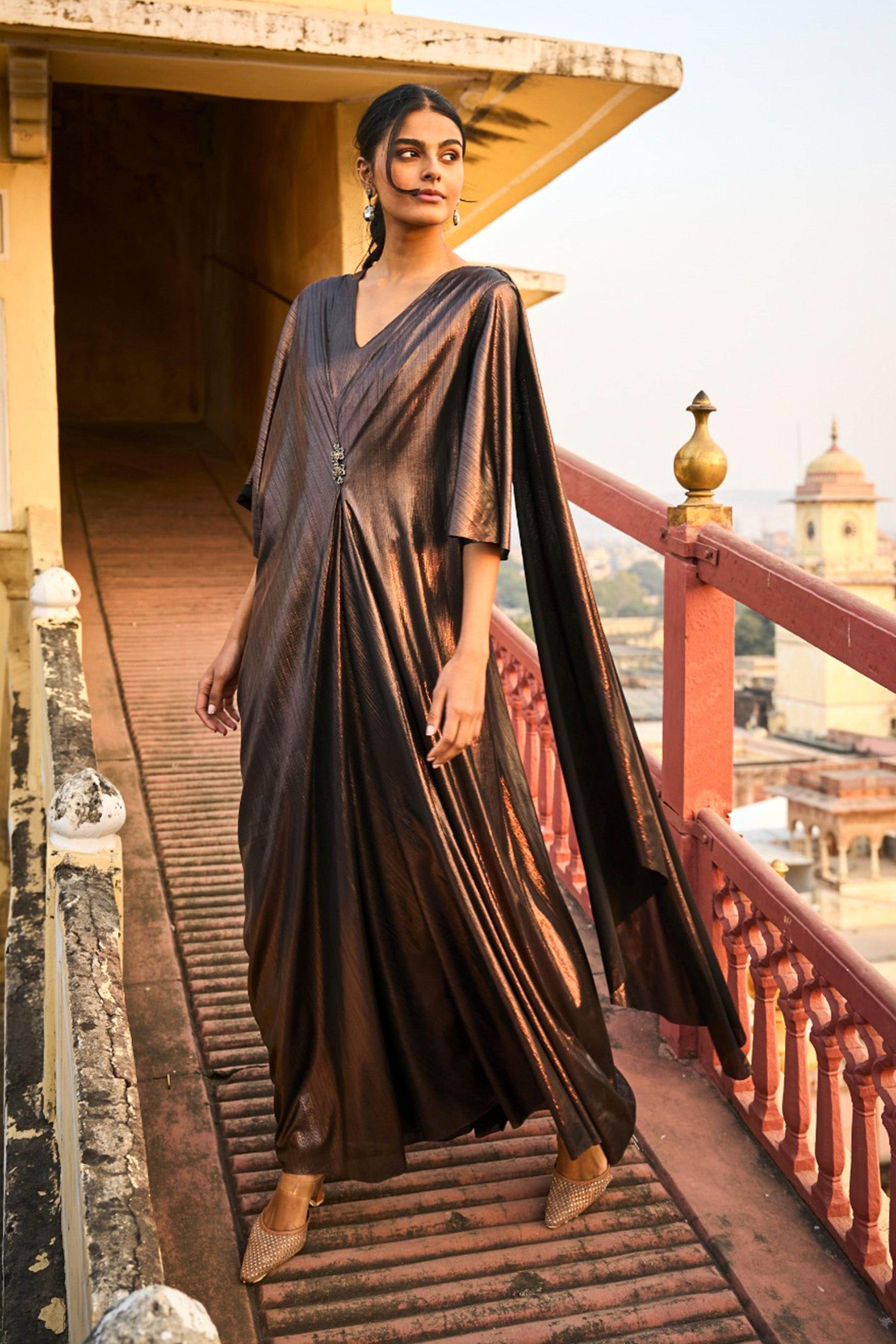 SARI DRAPE KAFTAN - dash and dot