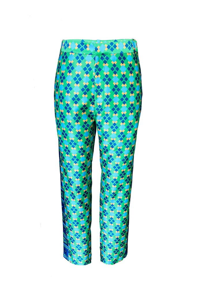 TILE PRINT PANT - dash and dot dash and dot