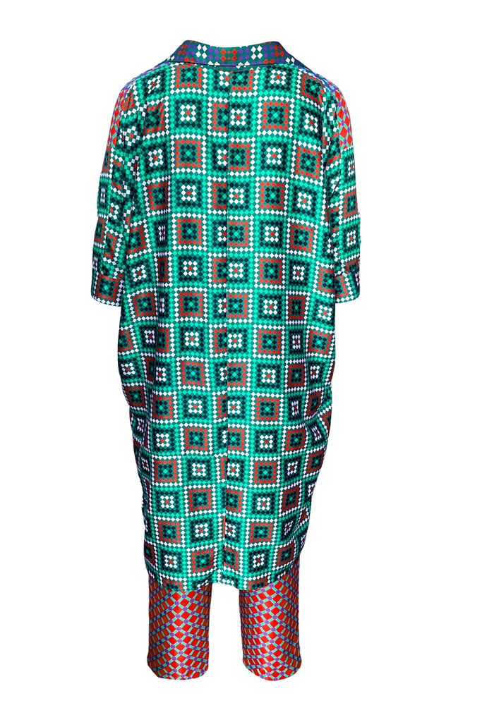 BOXY TILE PRINTED SET - dash and dot dash and dot