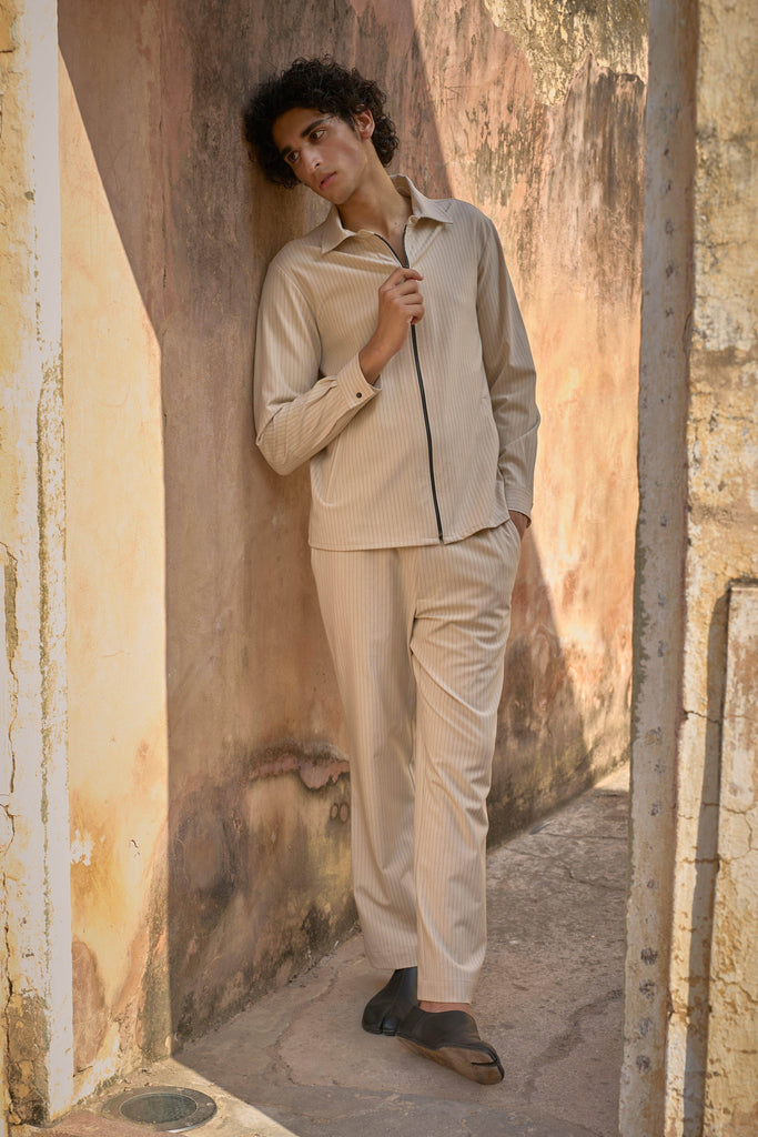 PINSTRIPE SHIRT AND PANT - dash and dot dash and dot