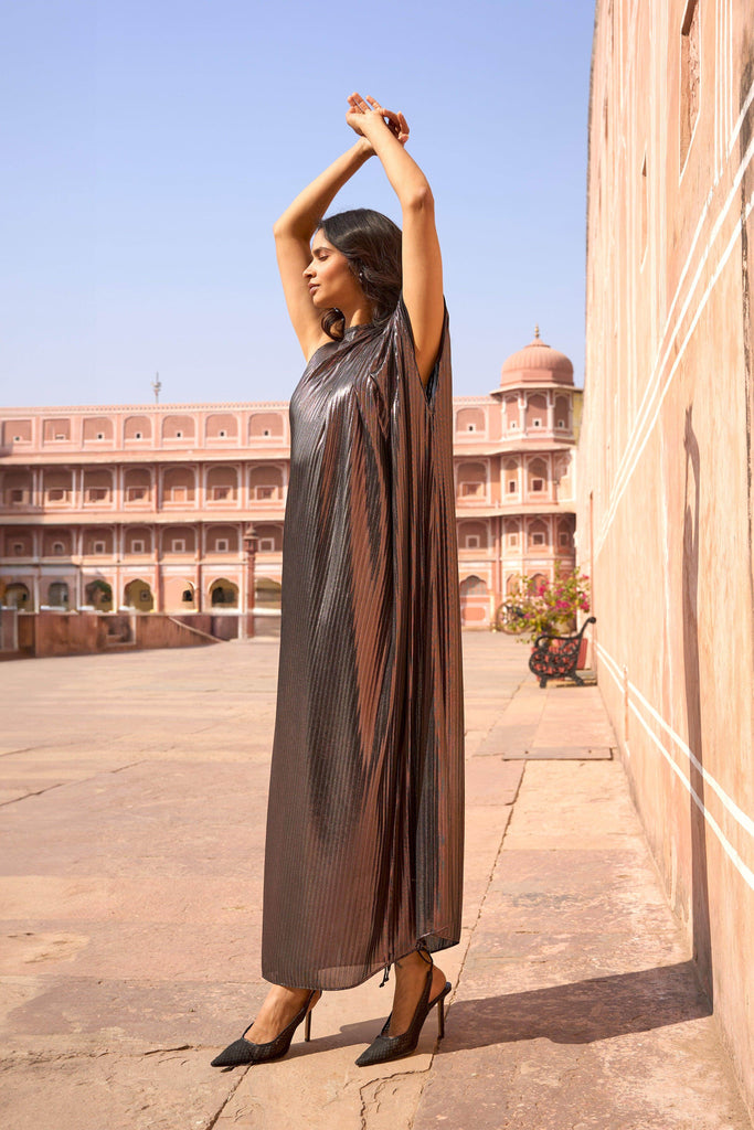 SINGLE SLEEVE KAFTAN DRESS - dash and dot dash and dot