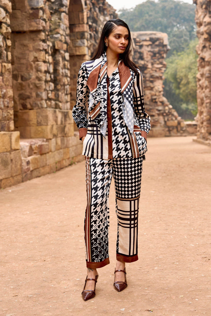 SIGNATURE PRINT PANT - dash and dot dash and dot