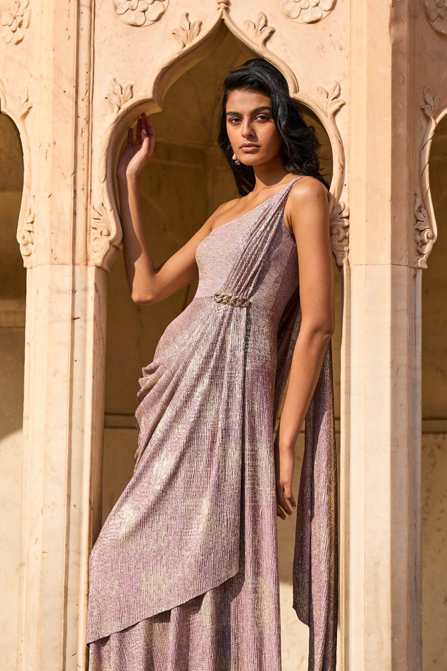 SARI DRAPE GOWN - dash and dot
