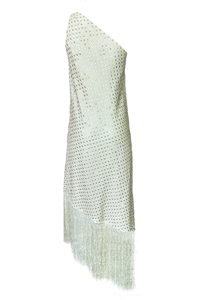 MIRROR SEQUIN FRINGE DRESS - dash and dot dash and dot