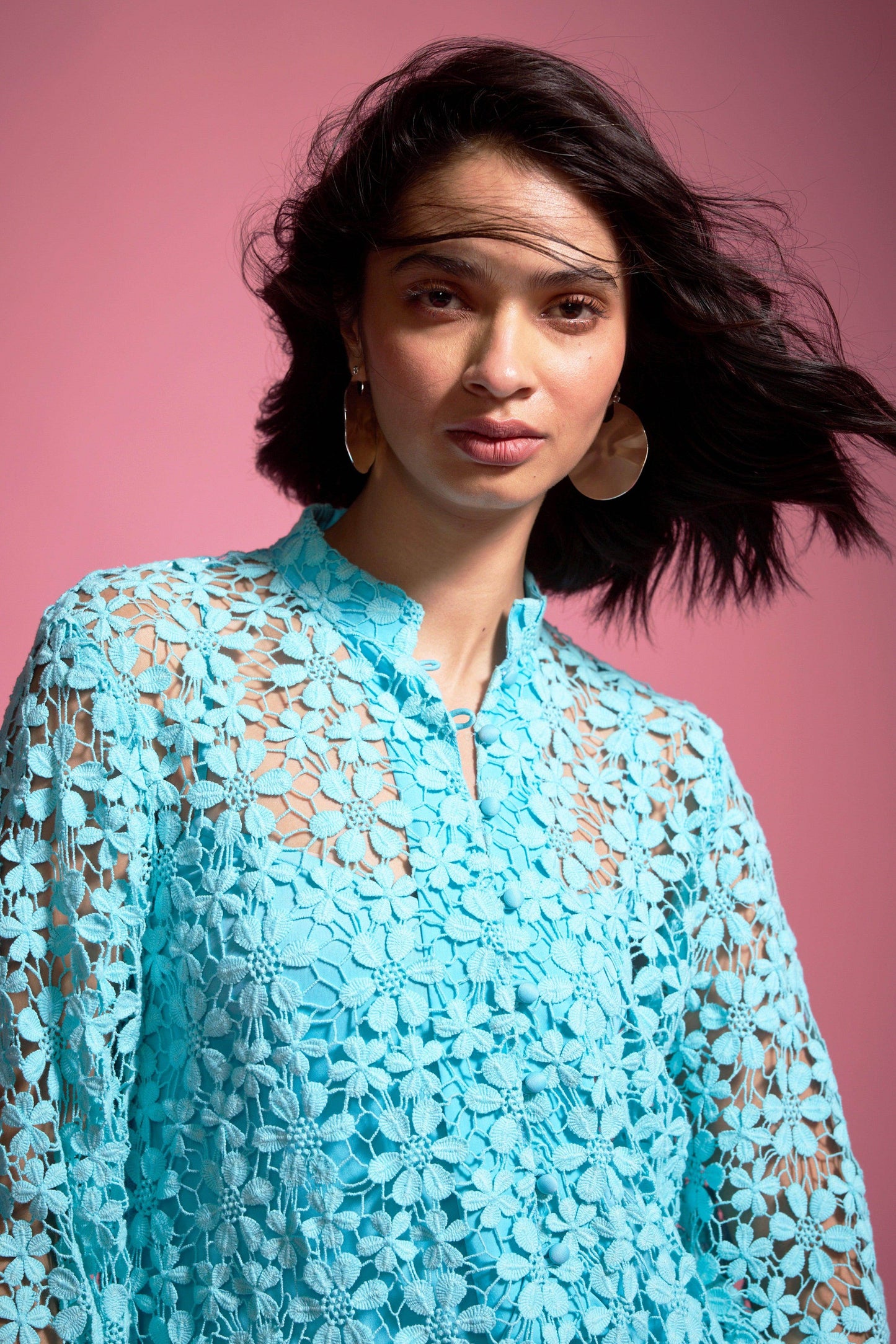 FLORAL LACE MIDI - dash and dot