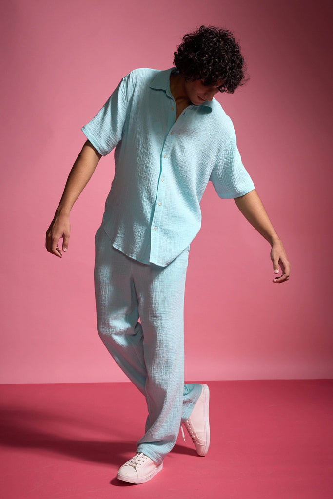 CRINKLE COTTON PANT - dash and dot dash and dot