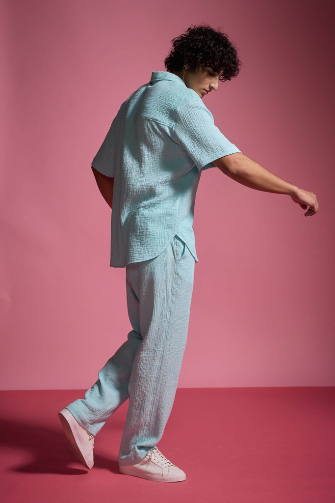 CRINKLE COTTON PANT - dash and dot dash and dot