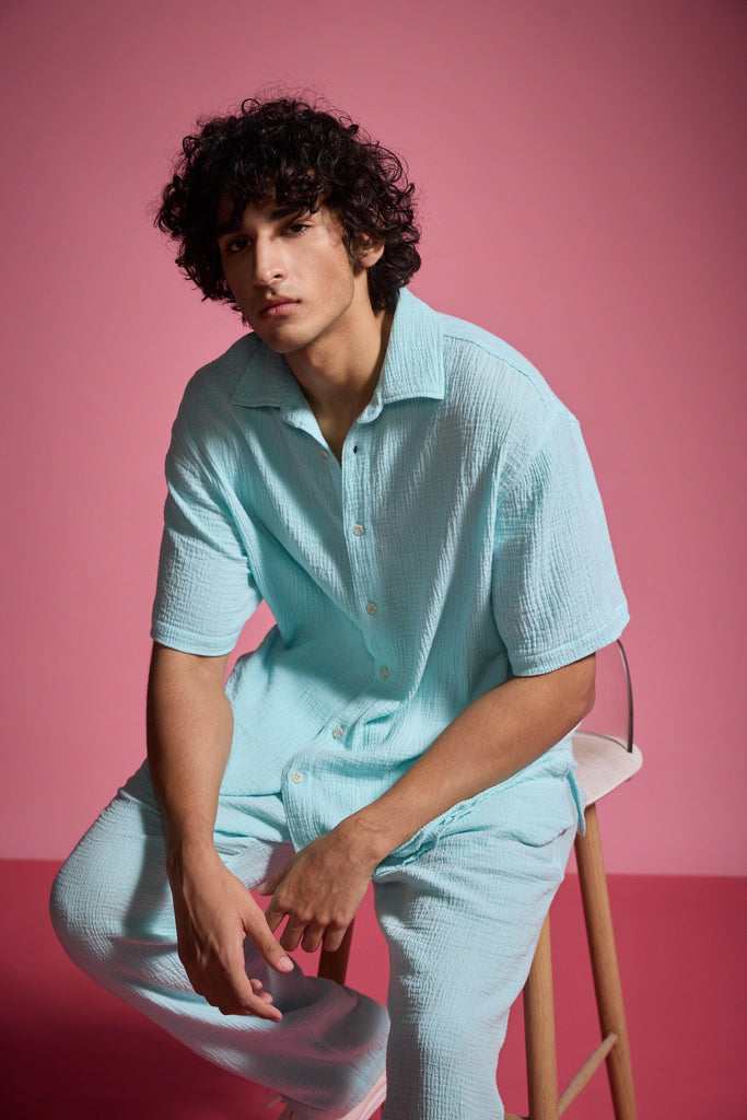 CRINKLE COTTON PANT - dash and dot dash and dot