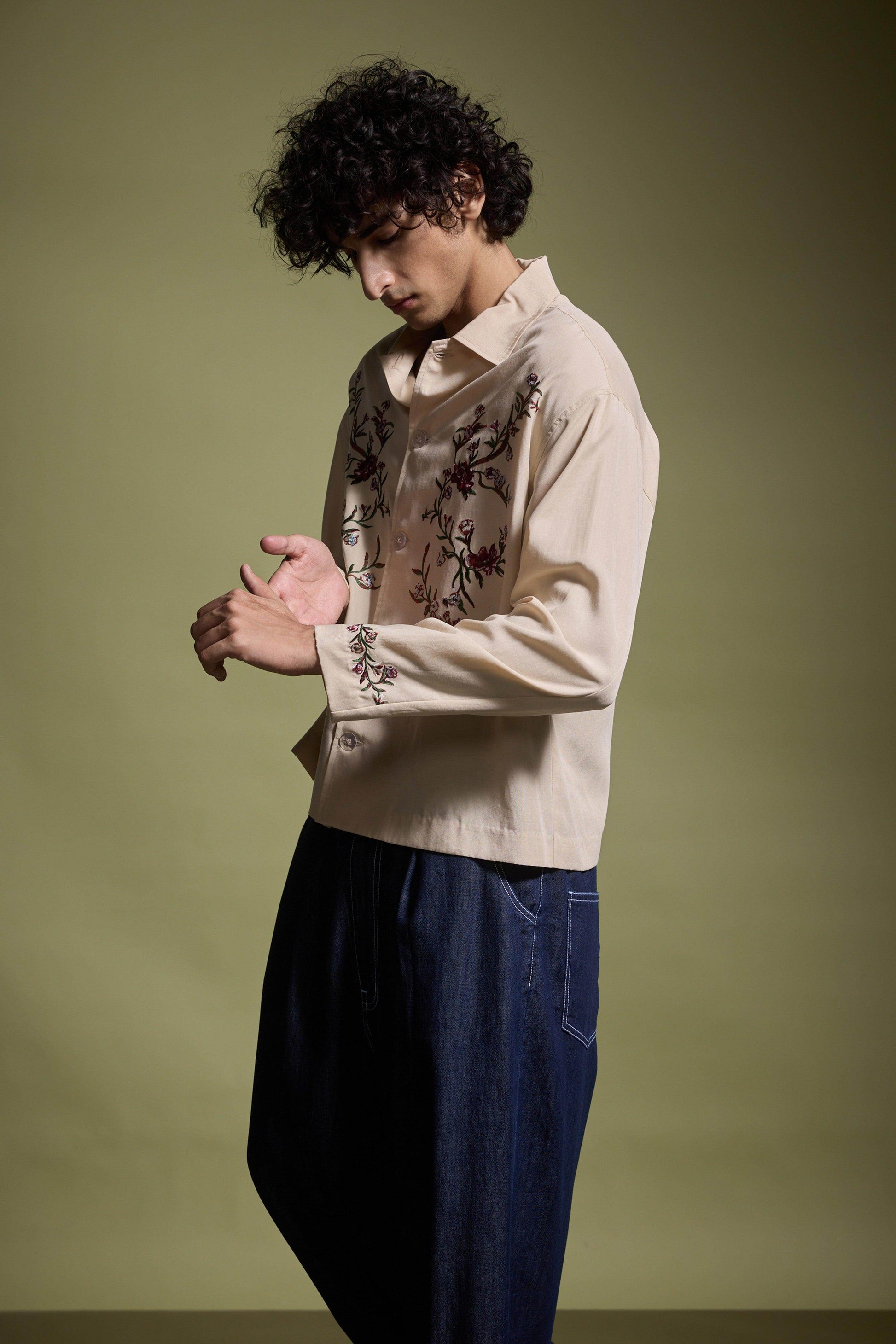 KHAKI GARDEN SHIRT - dash and dot