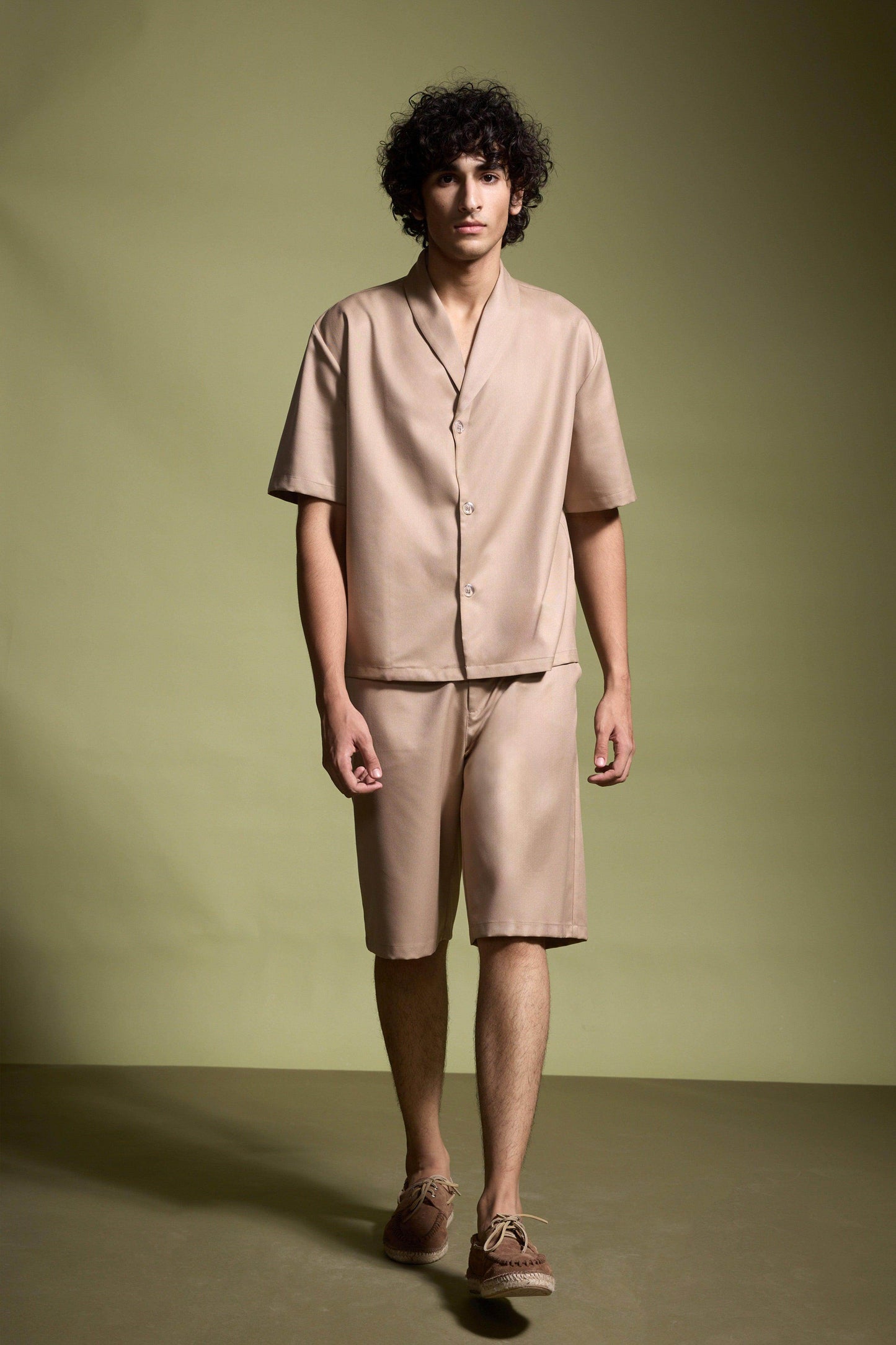 SHAWL COLLAR SHIRT - dash and dot