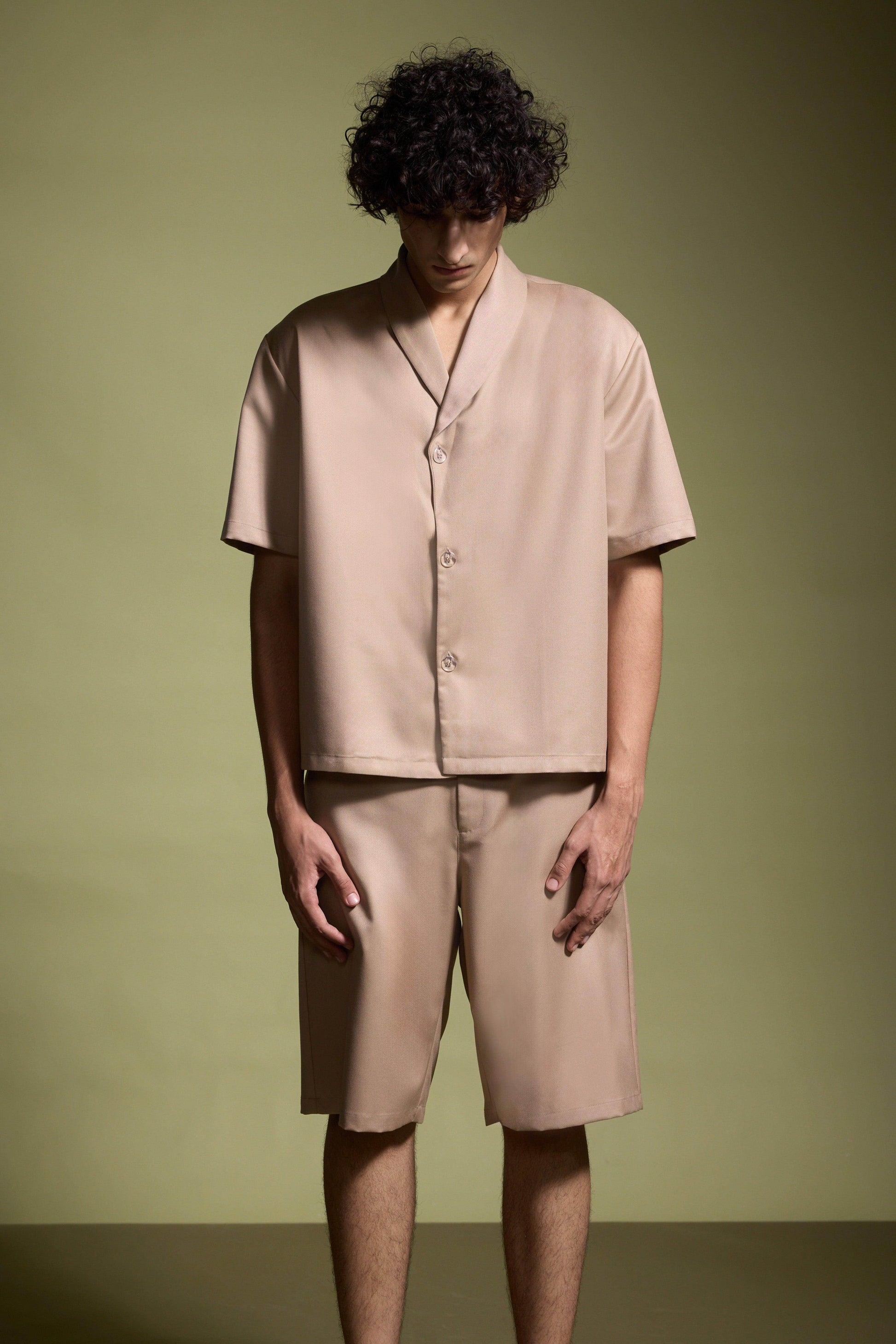 SHAWL COLLAR SHIRT - dash and dot