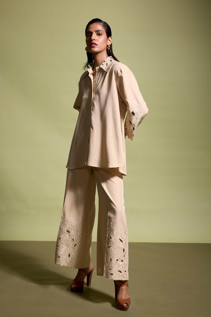 CUTWORK EMBROIDERED SET - dash and dot dash and dot