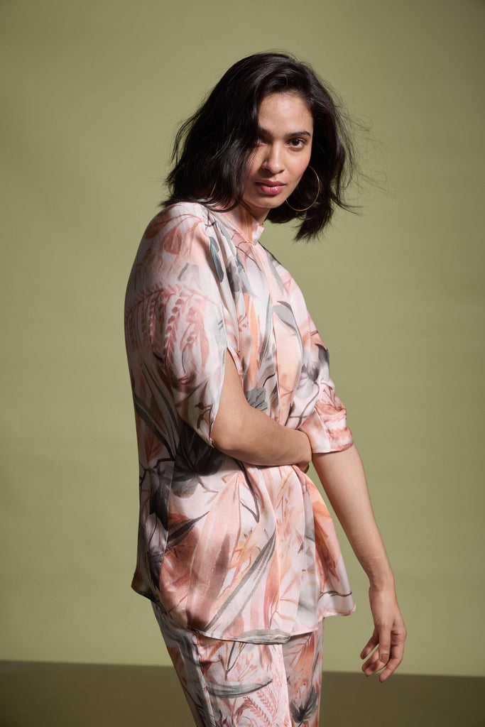 EARTHEN LEAF PRINT SET - dash and dot dash and dot