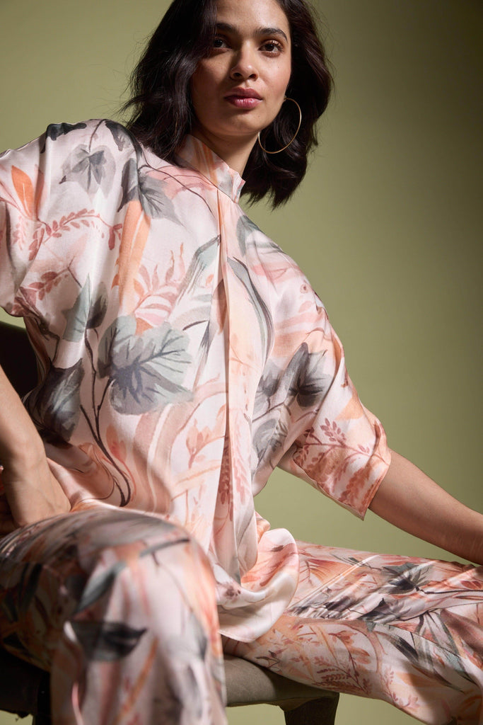 EARTHEN LEAF PRINT SET - dash and dot dash and dot