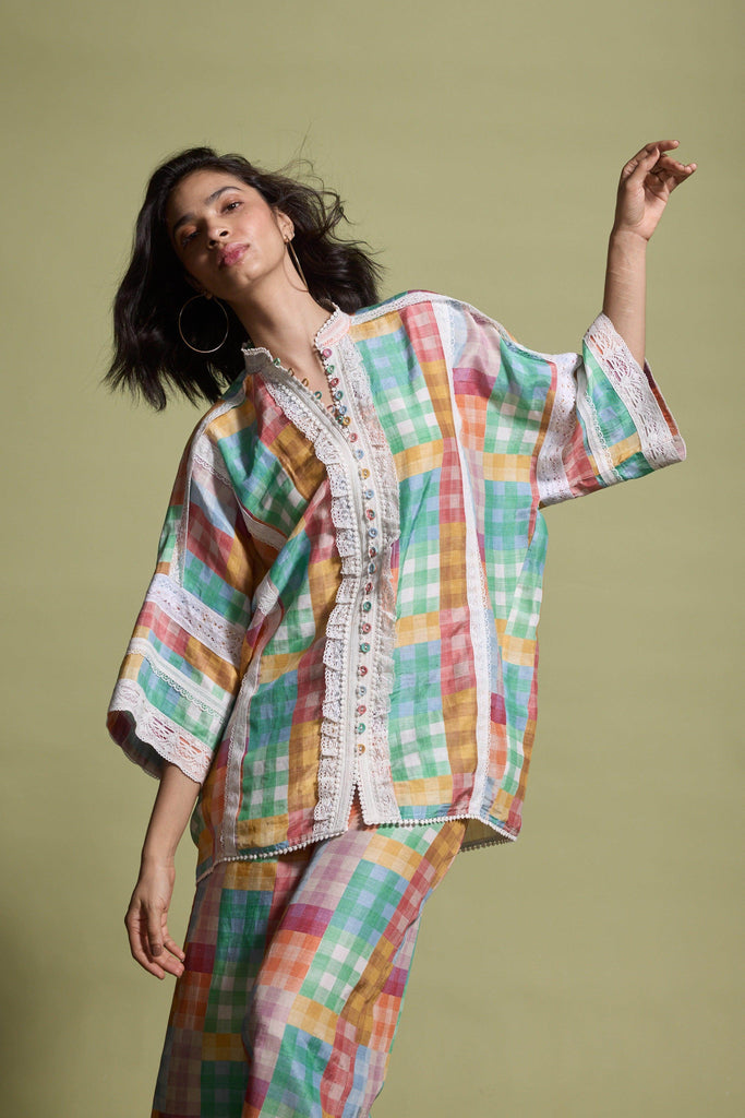 CUTWORK LACE SHIRT - dash and dot dash and dot