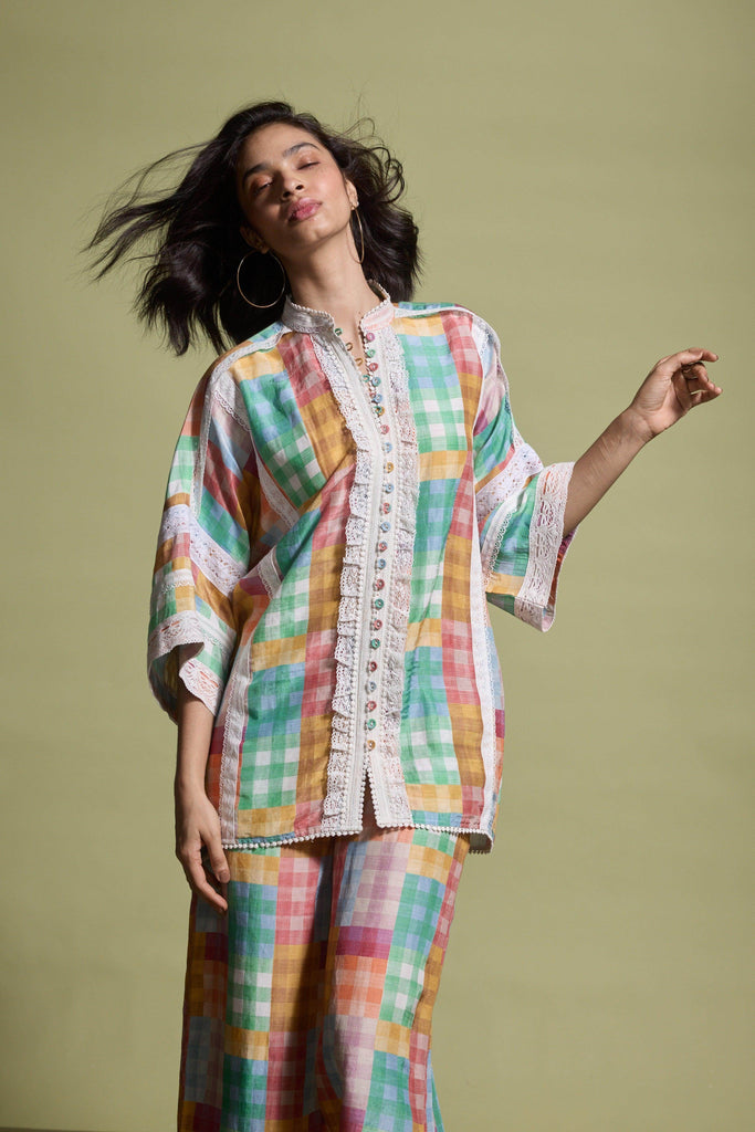 CUTWORK LACE SHIRT - dash and dot dash and dot