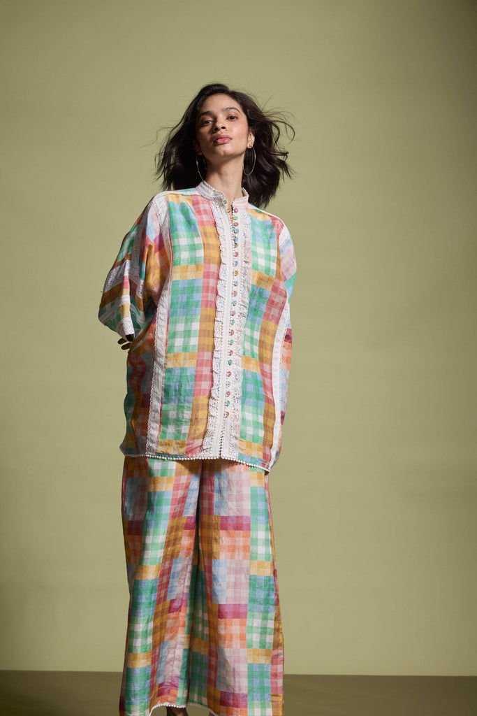 CUTWORK LACE SHIRT - dash and dot dash and dot