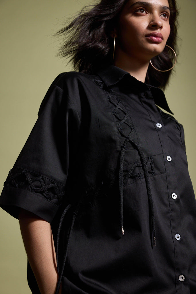 SHOELACE SHIRT - dash and dot dash and dot