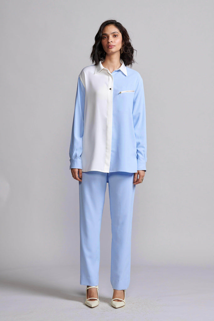 PASTEL BLUE PANT - dash and dot dash and dot