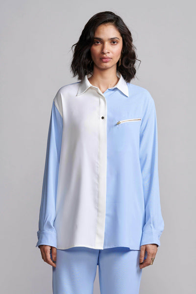 COLOUR BLOCKED SHIRT - dash and dot