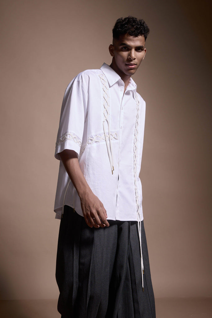 SHOELACE SHIRT - dash and dot dash and dot