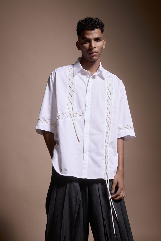 SHOELACE SHIRT - dash and dot dash and dot