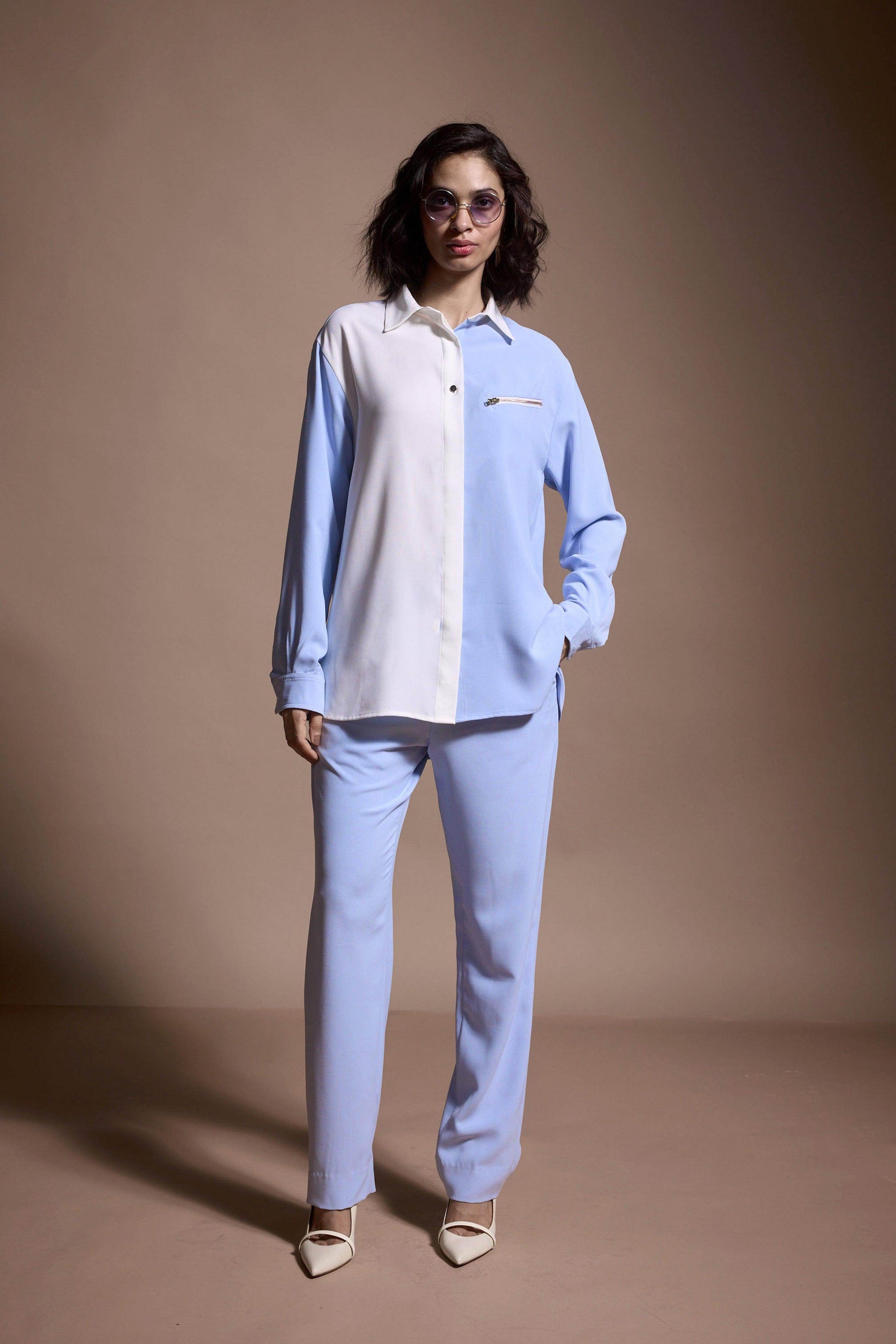 PASTEL BLUE PANT - dash and dot